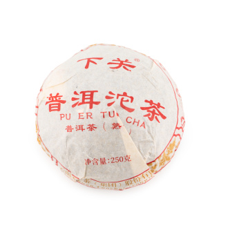 Pressed Rip Pu-erh Tea - Шу пуэр 2024 г. "Pu er tou cha" марки завода "Сягуань" 250 гр