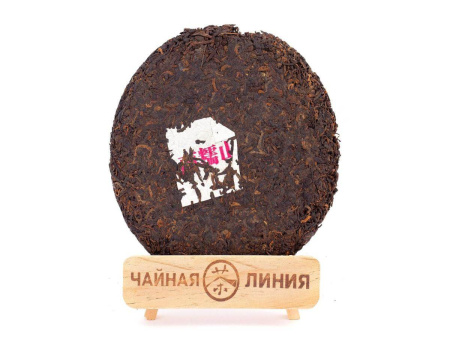 Pressed Rip Pu-erh Tea - Shu Puer 2016 "Nanno" from the Zhoushi factory, 357 g, 