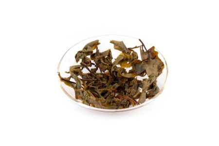 Pressed Raw Pu-erh Tea - Sheng Puer 2007 "Purple Buds" 400 g, 