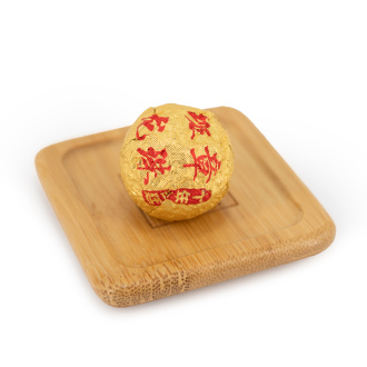 Pressed Rip Pu-erh Tea - Шу пуэр "Баньчжан Лунчжу" завода "Кайшуньхао"