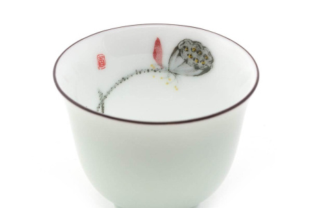 Bowl (chabei) "Cup of tea and lotus seed", 50 ml. | 茶杯. Price: ₽420 rub.