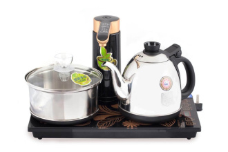 Electric built-in kettle with water supply and saucepan Kamjove K-9. Price: ₽24,710 rub.