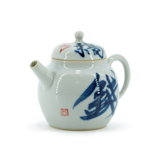Hand-painted celadon teapot "Hieroglyphics" 120 ml. Price: ₽4,330 rub.