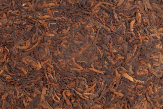 Pressed Rip Pu-erh Tea - Shu Puer 2019 "Divine Melody Banzhang" by Chashuwan factory 357 g, 