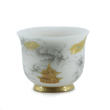 Porcelain bowl "Firebird", 100 ml. | 茶杯. Price: ₽4,340 rub.