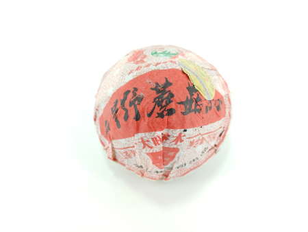 Pressed Rip Pu-erh Tea - Шу пуэр 2012 г. "Улянь Шань" марки "Тулинь" гриб 250 г, 