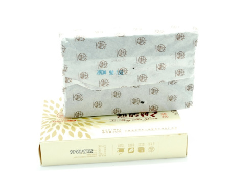 Pressed Rip Pu-erh Tea - Shu puer 2013 "Special offer of the Limin factory" of the "Bajiaoting" brand of the "Limin" factory, 250 g., 