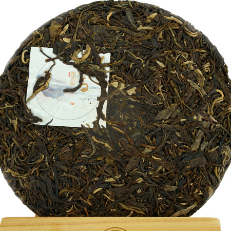 Pressed Raw Pu-erh Tea - Шэн пуэр 2020 г. "Гора Бада" завода "Юньфусян" 357 г, 