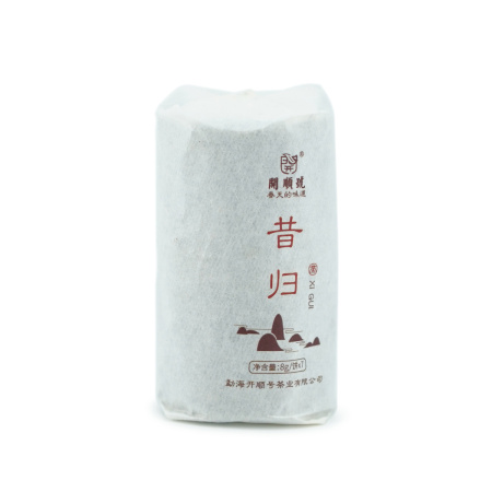 Pressed Raw Pu-erh Tea - Sheng Pu'er 2021 "Sigui Trees" from the Kaishunhao plant, 56 g set (7 mini bins), 