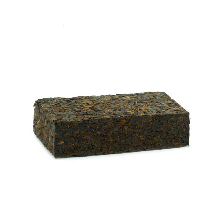 Pressed Rip Pu-erh Tea - Шу пуэр 2013 г. "Булан гунтин" завода "Чжоуши" кирпич 100 г, 