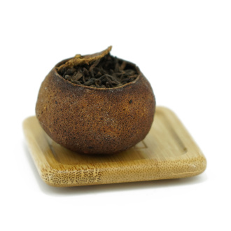 Pressed Rip Pu-erh Tea - Shu Puer in Mandarin, 