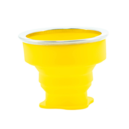 Silicone Collapsible Calabash with Lid "Yellow" 200ml. Price: ₽660 rub.