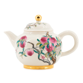 Porcelain teapot "Plums in Verbilki", 210 ml. Price: ₽6,820 rub.