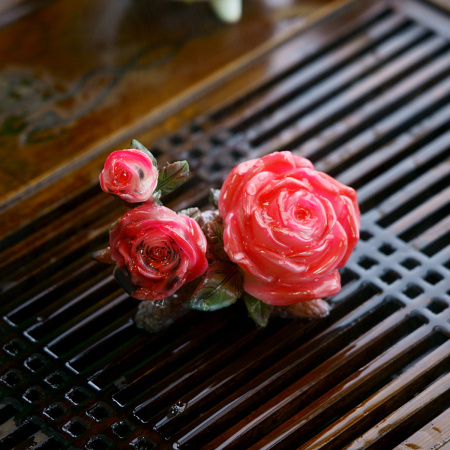 Color-changing tea toy "Tea roses".. Price: ₽1,920 rub.