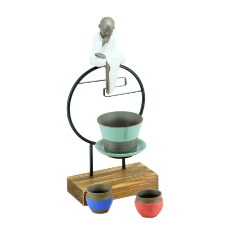 Decorative table stand "Monk with a cicada". Price: ₽7,270 rub.