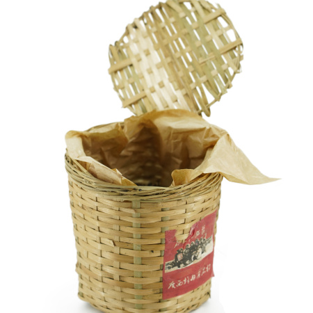 Dark Tea (Hei cha) - Lubao 2002 loose in a basket, 500 g, 