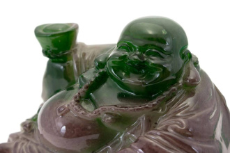 Color-Changing Tea Toy "Jade Hotei on a Money Bag with a Gold Bar". Price: ₽2,060 rub.