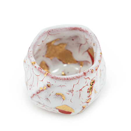 Ceramic bowl Sino "Anomaly" by master Huang Ronghua, 100ml | 茶杯. Price: ₽8,900 rub.