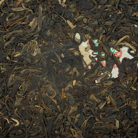 Pressed Raw Pu-erh Tea - Шэн пуэр 2007 г. "Пуэр из Наньцзянь" завода "Тулинь" 225 г, 