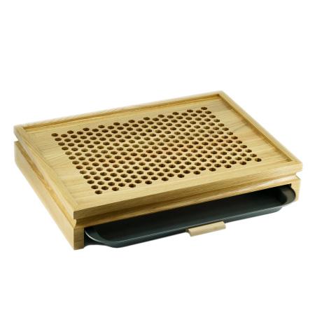 Oak shepherd's stool "Honey Oak" 470x340. Price: ₽14,440 rub.