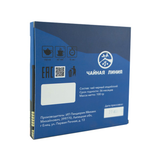 Red tea Черный чай Ассам "Долбанем!" марки "Чайная Линия", 100 г