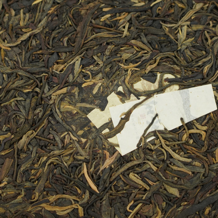 Pressed Raw Pu-erh Tea - Шэн пуэр 2016 г. "Цяо Му Ван" завода "Чашуван" 357 г, 