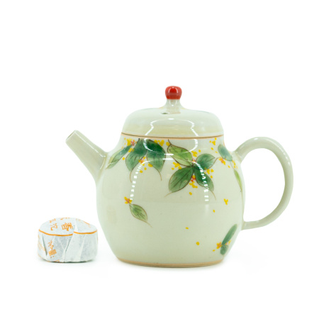Hand-painted celadon teapot "Leaves" 110ml. Price: ₽4,330 rub.