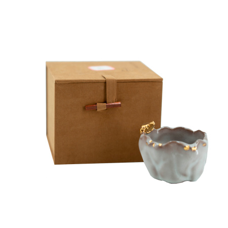 Пиала авторская ручной работы "Лиловое озеро", 100 мл. | 茶杯. Price: ₽8,150 rub.