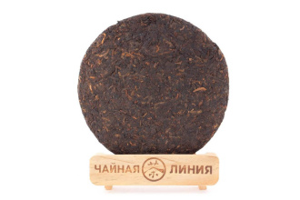 Pressed Rip Pu-erh Tea - Shu Pu-erh 2021 "Chinese Wind / Chinese Style" from the Zhoushi factory, 357 g, 