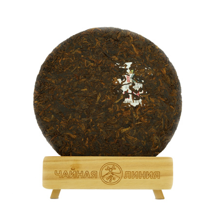 Pressed Rip Pu-erh Tea - Шу пуэр 2021 г. "Бык из Нака меняет мир" завода "Чашуван" 357 г, 