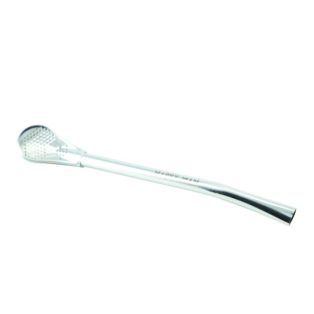 Bombilla for mate (bombilla) metal straw with filter "Happy Man". Price: ₽530 rub.
