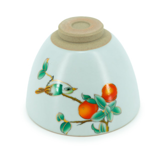 Пиала фарфоровая "Дерево с мандаринами" 85мл | 茶杯. Price: ₽1,540 rub.