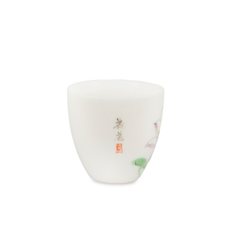 Пиала керамическая ручной росписи "Цветок лотоса", 85 мл. | 茶杯. Price: ₽3,240 rub.