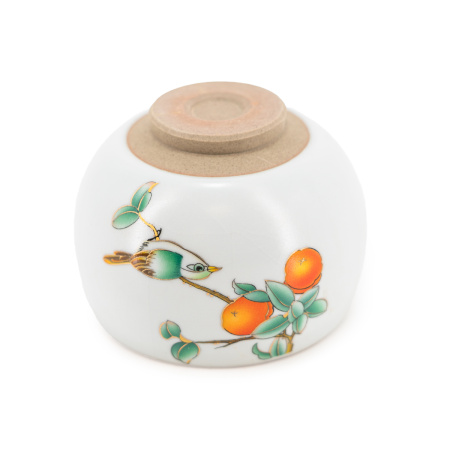 Porcelain bowl "On the tangerine tree" 100 ml | 茶杯. Price: ₽1,660 rub.
