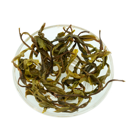 Loose Leaf Pu-erh Tea - Шэн пуэр 2022 г. "Шэнтай Булан" (Экологический пуэр с гор Булан), 