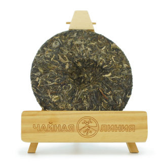 Chaline Pu-erh Tea - Шэн пуэр 2023 г. "Вечность" марки "Чайная Линия" 200 г, 