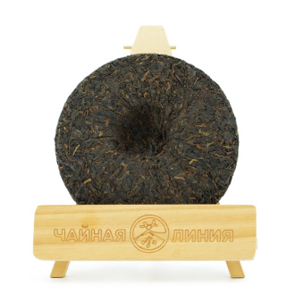 Chaline Pu-erh Tea - Шу пуэр 2023 г. "Тихая ночь" марки "Чайная Линия" 200 г, 