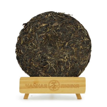 Pressed Raw Pu-erh Tea - Шэн пуэр 2019 г. "Высокогорный цветок" завода "Тулинь" 357 г, 