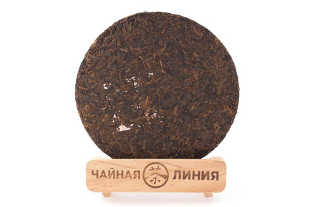Pressed Rip Pu-erh Tea - Shu puer 2014 brand "Pagoda" factory "Liming" 357 g, 