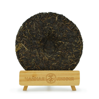 Pressed Raw Pu-erh Tea - Шэн пуэр 2018 г. "Блин из деревни Нака" завода "Чжоуши" 357 г, 