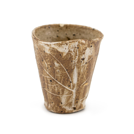 Пиала глиняная ручной работы "Ископаемый лист" 50мл | 茶杯. Price: ₽12,020 rub.