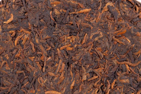 Pressed Rip Pu-erh Tea - Shu Puer 2017 “Spring Dawn” from Chashuwan plant 357 g, 