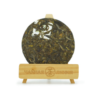 Chaline Pu-erh Tea - Шэн пуэр 2023 г. "Полная чаша" марки "Чайная Линия" 200 г, 