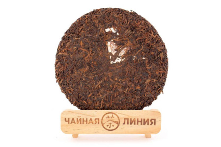 Pressed Rip Pu-erh Tea - Шу пуэр 2019 г. "Золотые почки из Баньчжан" завода "Чжоуши" 357 г, 
