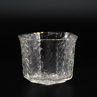 Пиала стеклянная "Золотые грани", 100 мл | 茶杯. Price: ₽1,730 rub.