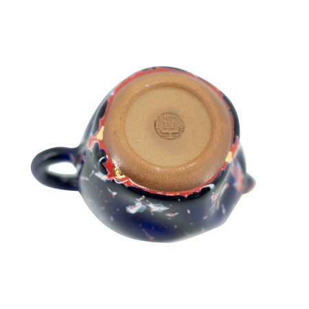 Глиняный чайник ручной работы "Аконит" мастера Хуан Жунхуа в стиле Сино, 90 мл.. Price: ₽16,300 rub.