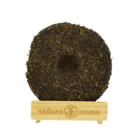 Pressed Raw Pu-erh Tea - Шэн пуэр 2010 г. "Пуэр с горы Ибан" завода "Шесть великих чайных гор" 357 г, 