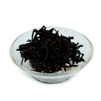 Loose Leaf Pu-erh Tea - Shu puer 2019 with camphor aroma from large trees from Yongde (Yongde da shu), 