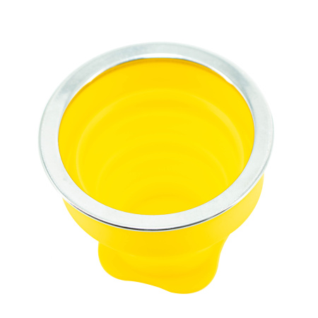Silicone Collapsible Calabash with Lid "Yellow" 200ml. Price: ₽660 rub.