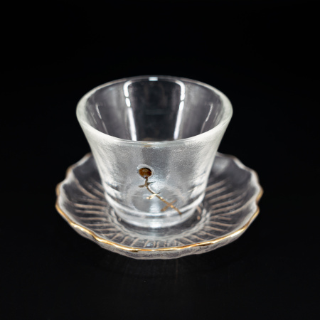 Пиала с подставкой "Ледяное озеро" 50мл | 茶杯. Price: ₽1,740 rub.